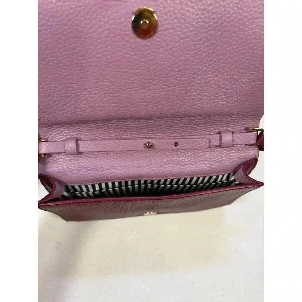 Kate Spade Excellent Cond Jacienda Eden Lane Merlot Bow Crossbody Clutch Bag - Picture 5 of 8